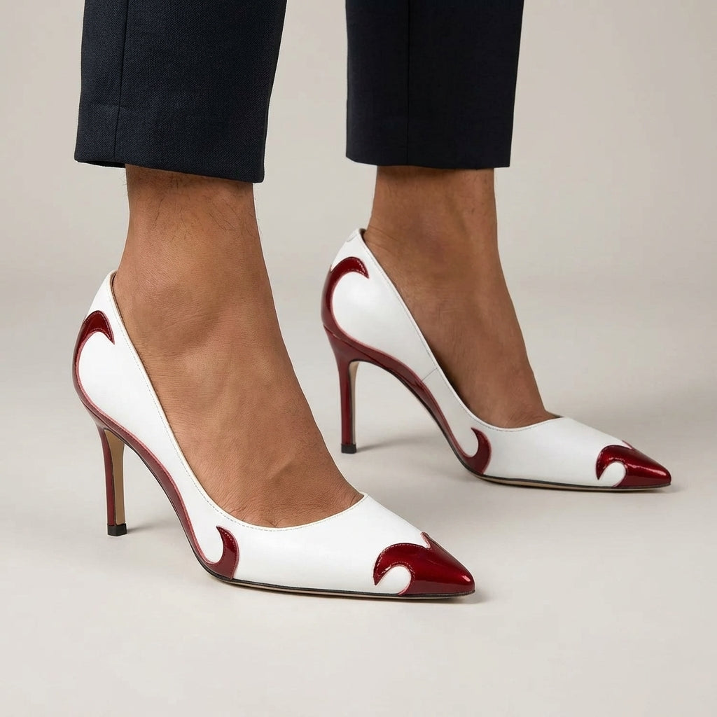 Lindsay | Women's Slip On Pointed Toe High Heels