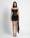 Lorraine | Women's Draped Sleeveless Corset Mini Dress