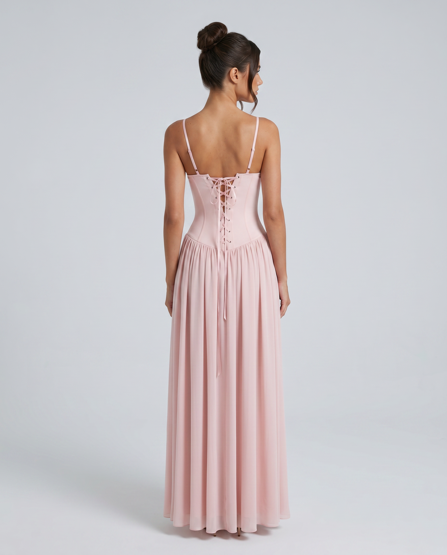Lucille | Women's Corset Sleeveless Flowy Wedding Guest Dress