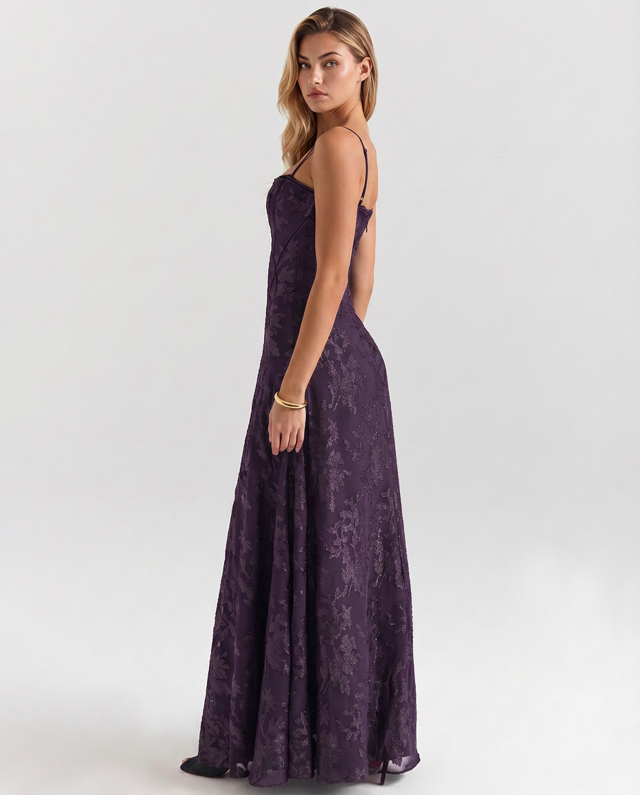Lynda | Women's Strappy Sleeveless Corset Wedding Guest Dress