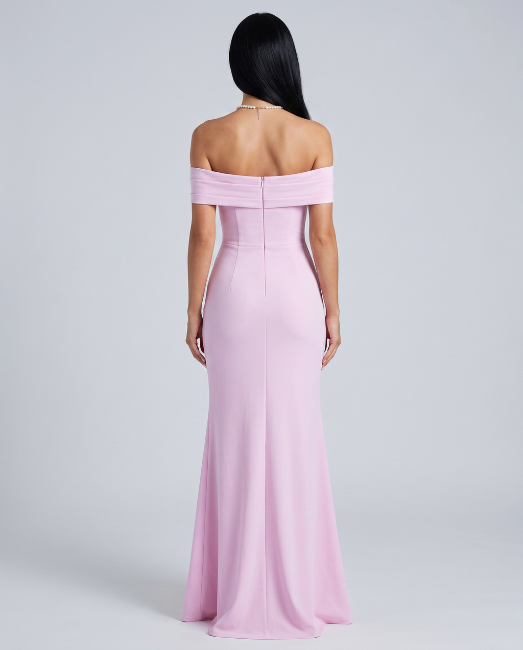 Lynne | Women's High Slit Bodycon Off Shoulder Maxi Dress