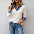Marcy | Women’s Collared Button Front Long Sleeve Sweater