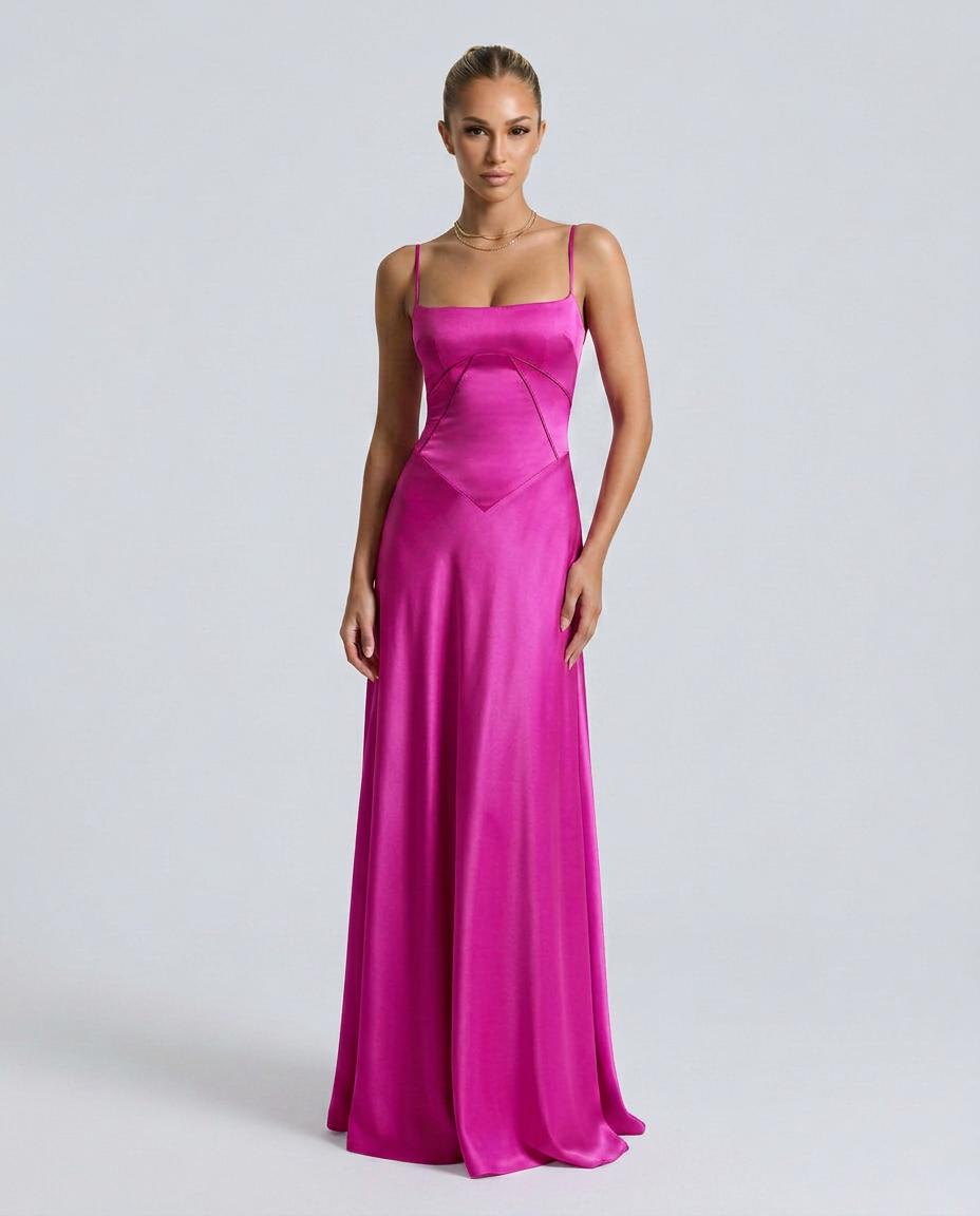 Marina | Women's Strappy Sleeveless Open Back Maxi Dress