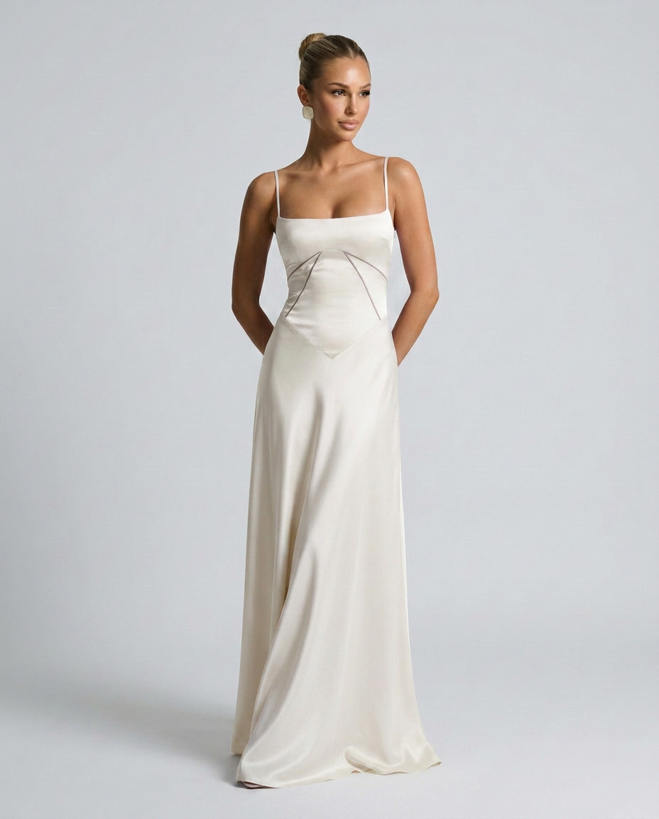 Marina | Women's Strappy Sleeveless Open Back Maxi Dress