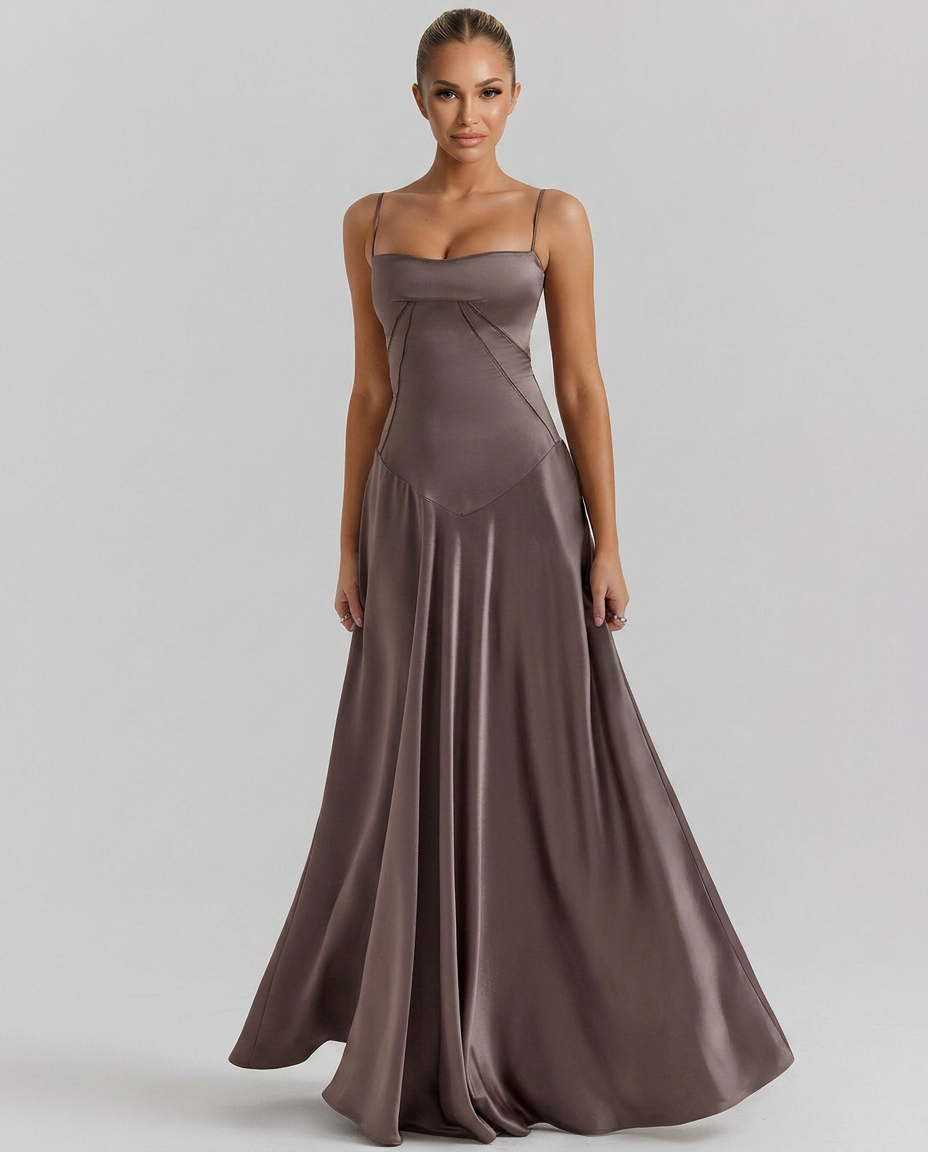 Marina | Women's Strappy Sleeveless Open Back Maxi Dress