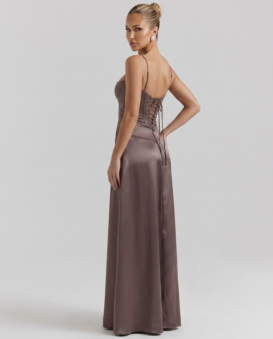 Marina | Women's Strappy Sleeveless Open Back Maxi Dress