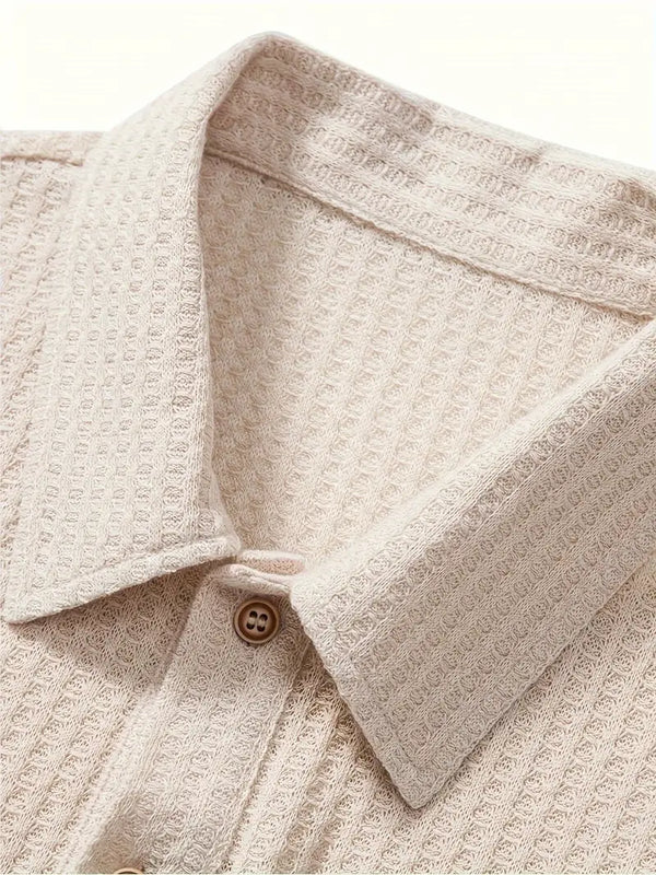 Mark | Men’s Half Button Turn Down Collar Polo Shirt