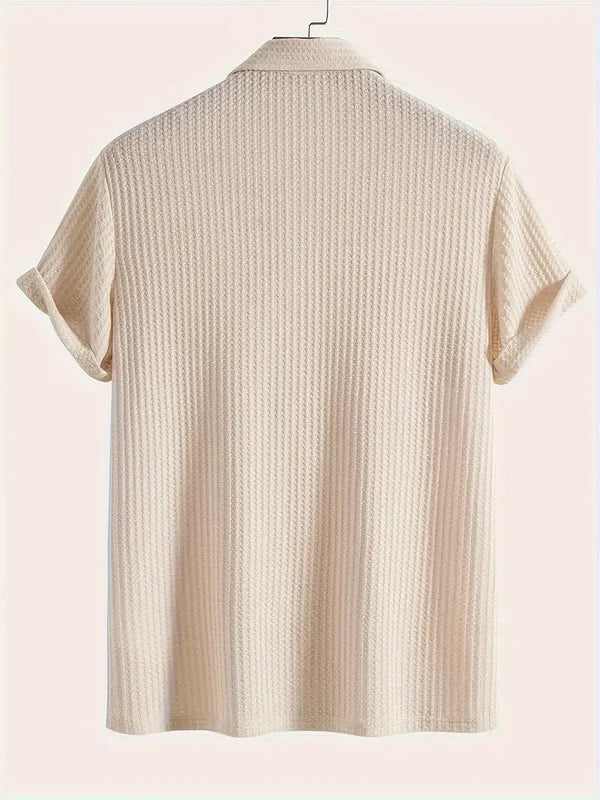 Mark | Men’s Half Button Turn Down Collar Polo Shirt