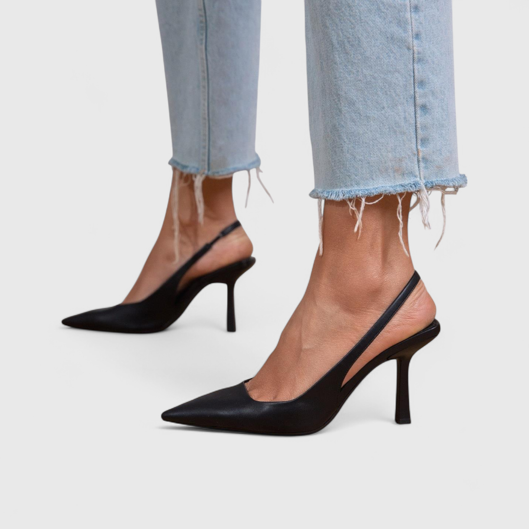 Martha | Women's Pointed Toe Slingback Party Heels