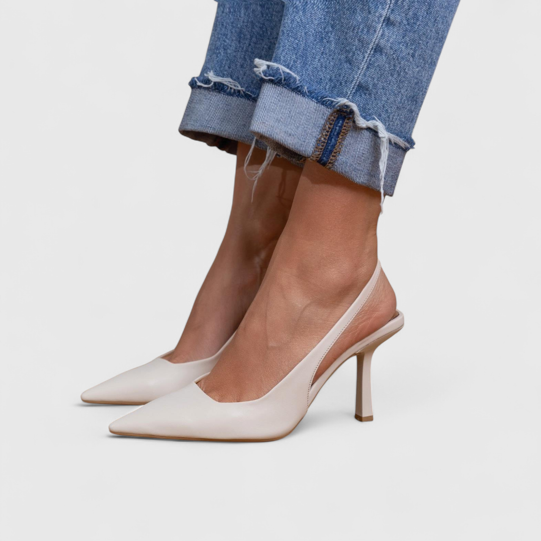 Martha | Women's Pointed Toe Slingback Party Heels