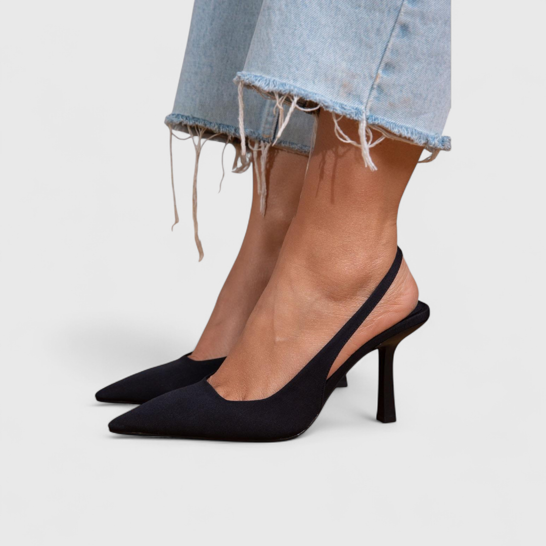 Martha | Women's Pointed Toe Slingback Party Heels