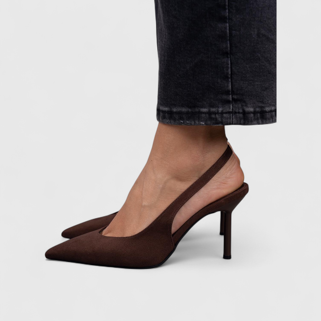 Martha | Women's Pointed Toe Slingback Party Heels