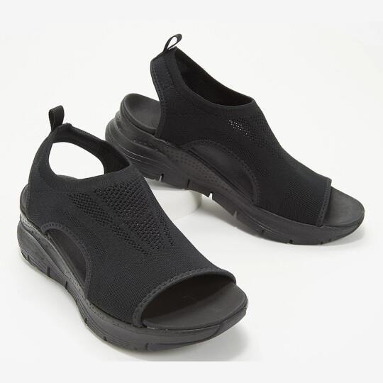 Matilda | Women's Open Toe Platform Slip On Sandals