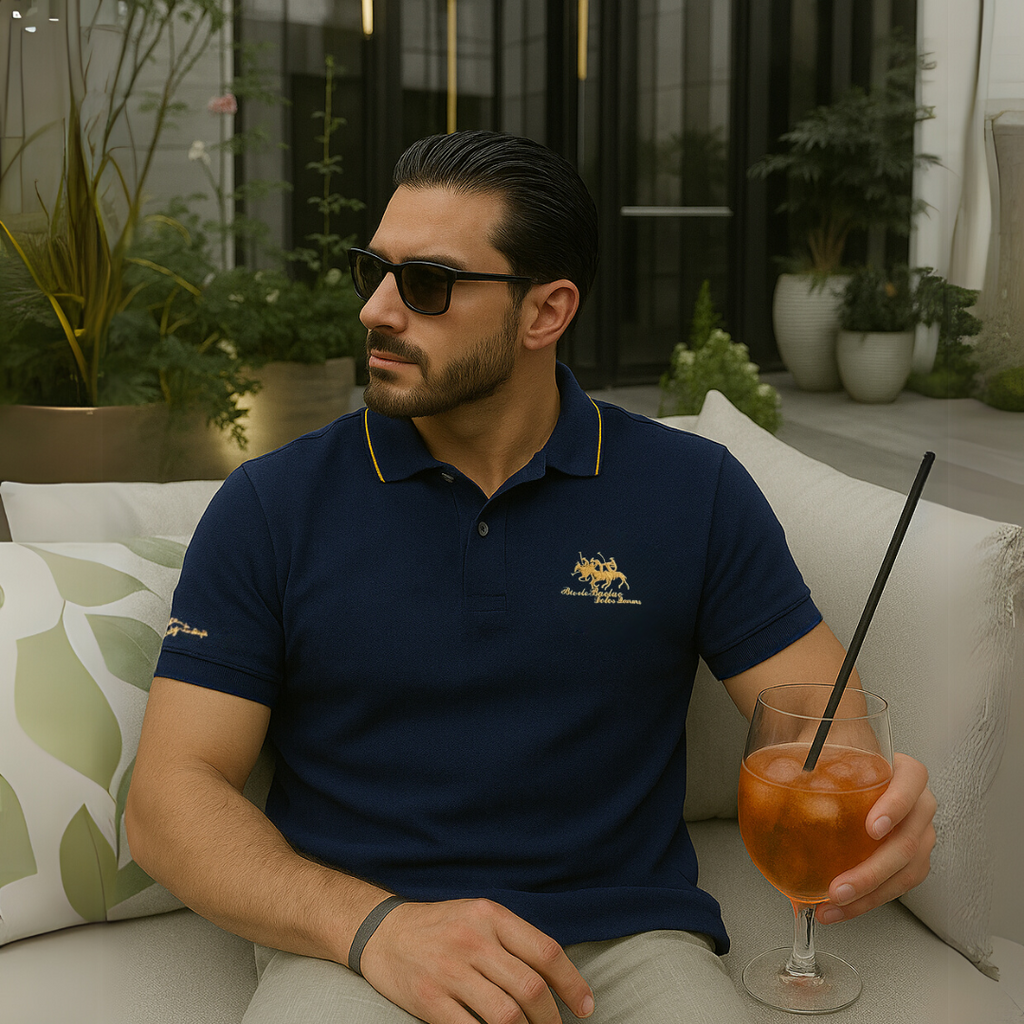 Matthew | Men's Collared Short Sleeve Button Front Polo Shirt