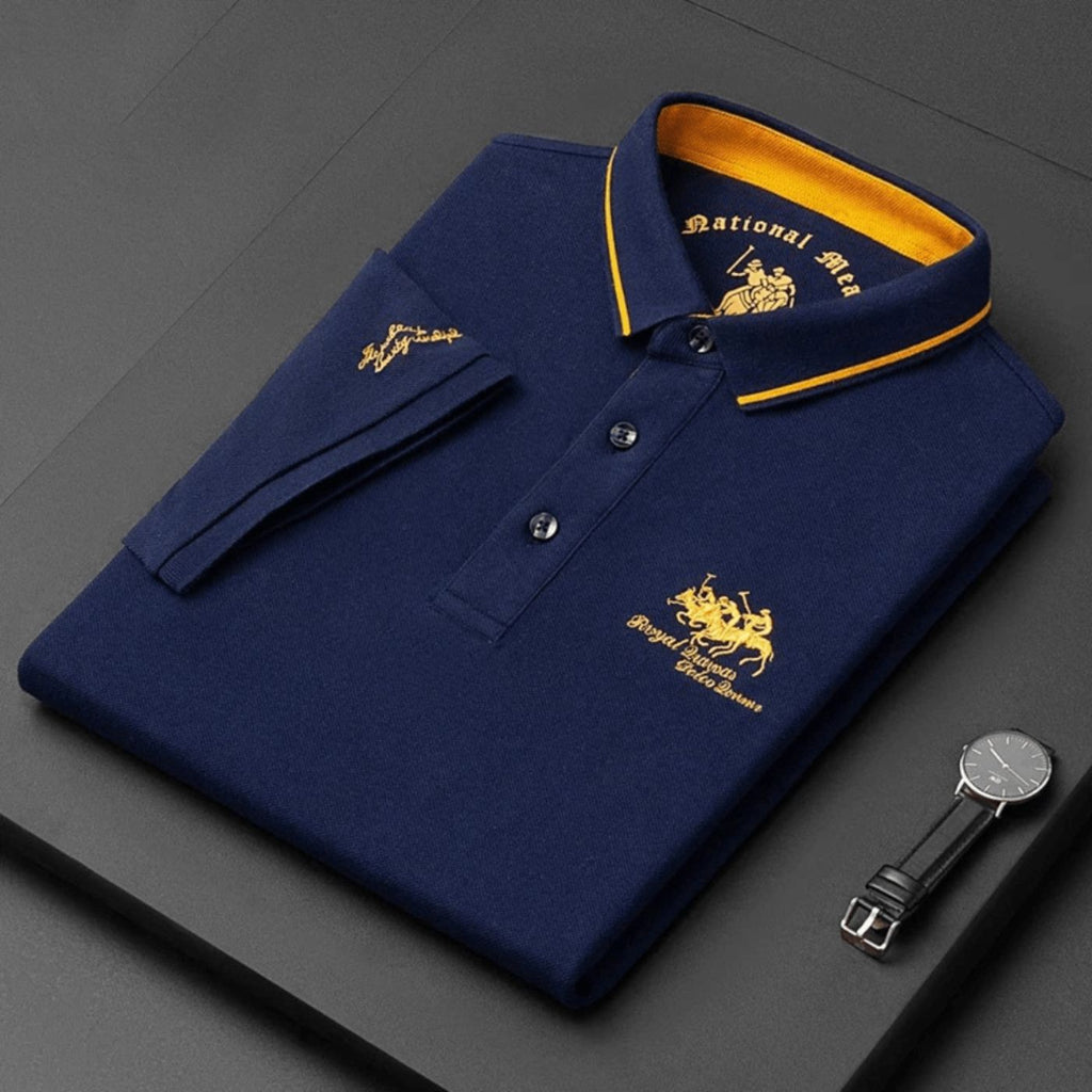 Matthew | Men's Collared Short Sleeve Button Front Polo Shirt