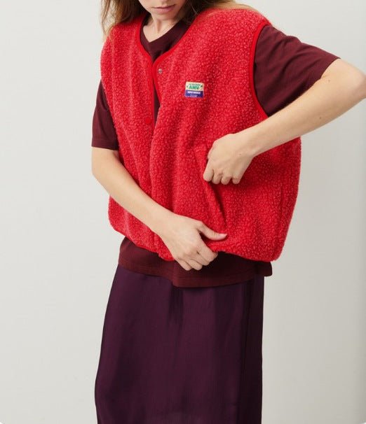 Maureen | Women's Sleeveless Button Front Pockets Vest