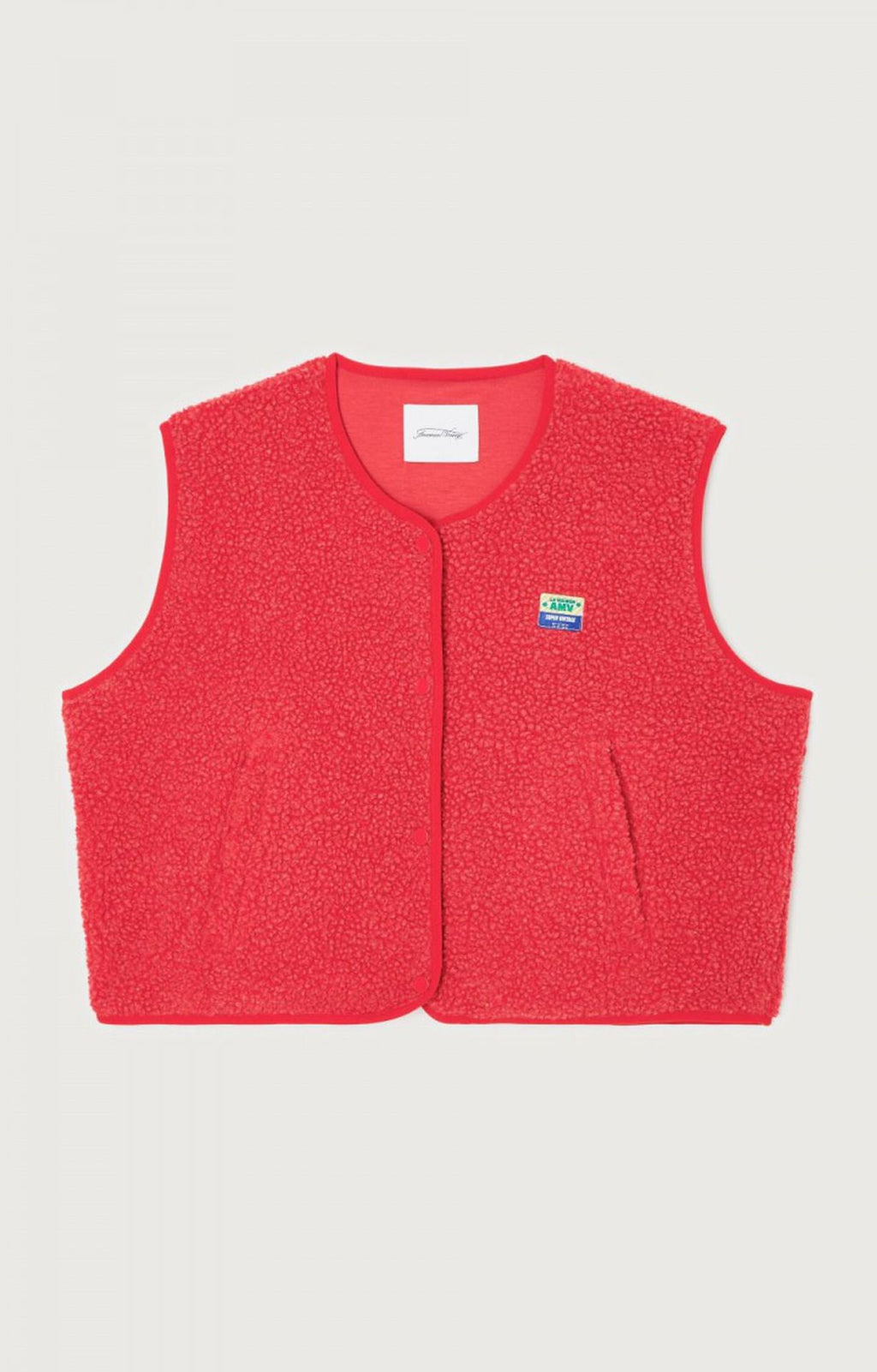 Maureen | Women's Sleeveless Button Front Pockets Vest