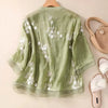 Mckenna | Women's Floral Layered Button Front Top