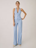Melanie | Women's Straight Leg Sleeveless Two Piece Matching Set