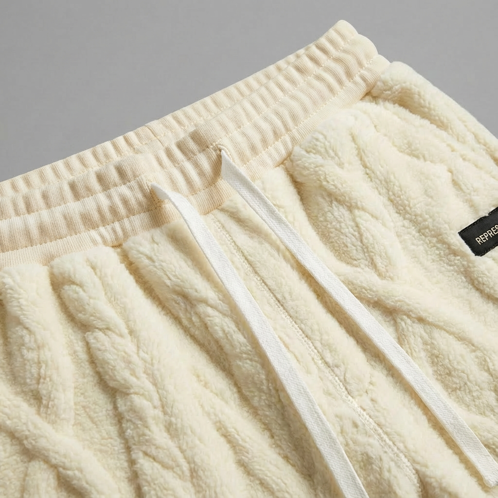Men's Cable Knit Jogger Sweatpants