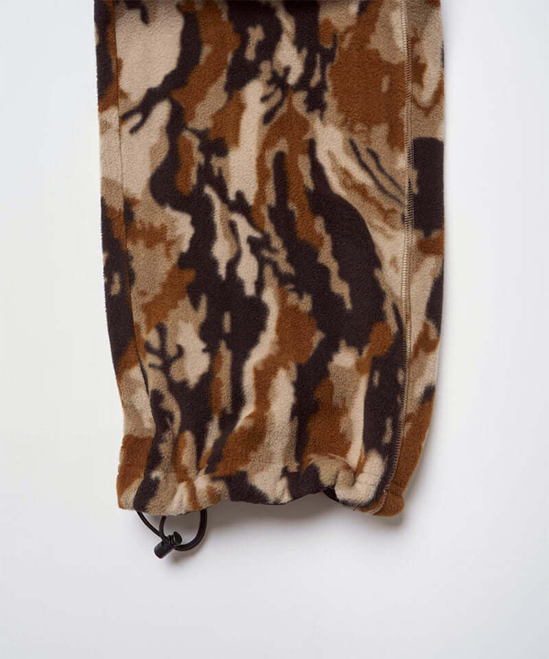 Men's Camo Print Jogger Pants with Belted Waist