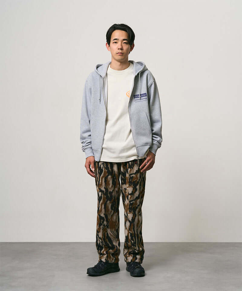 Men's Camo Print Jogger Pants with Belted Waist