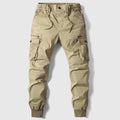 Men's Drawstring Cargo Joggers with Cuffed Ankles
