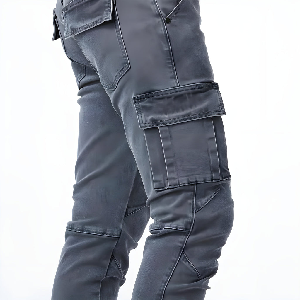 Men's Skinny Stretch Cargo Pants