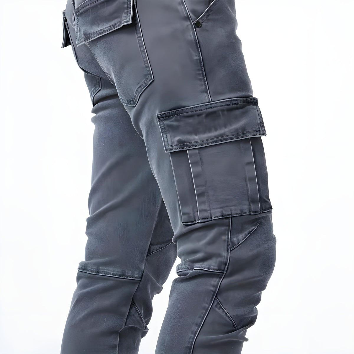 Men's Skinny Stretch Cargo Pants