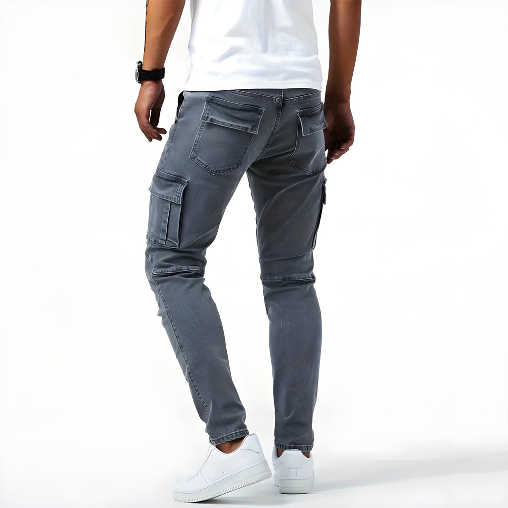 Men's Skinny Stretch Cargo Pants