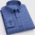 Men's Check Long Sleeve Button-Down Oxford Shirt