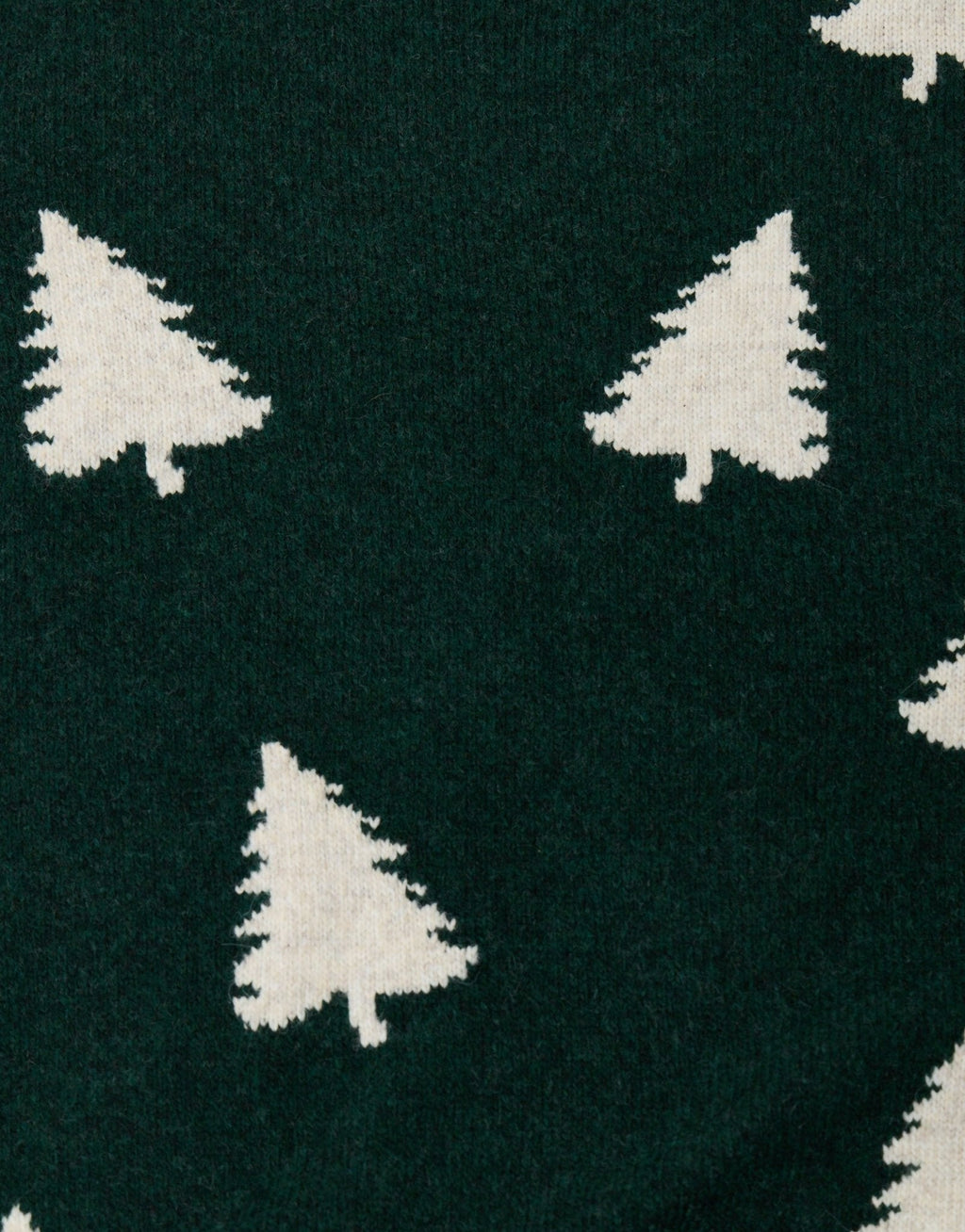 Men's Christmas Tree Sweater Crew Neck in Green