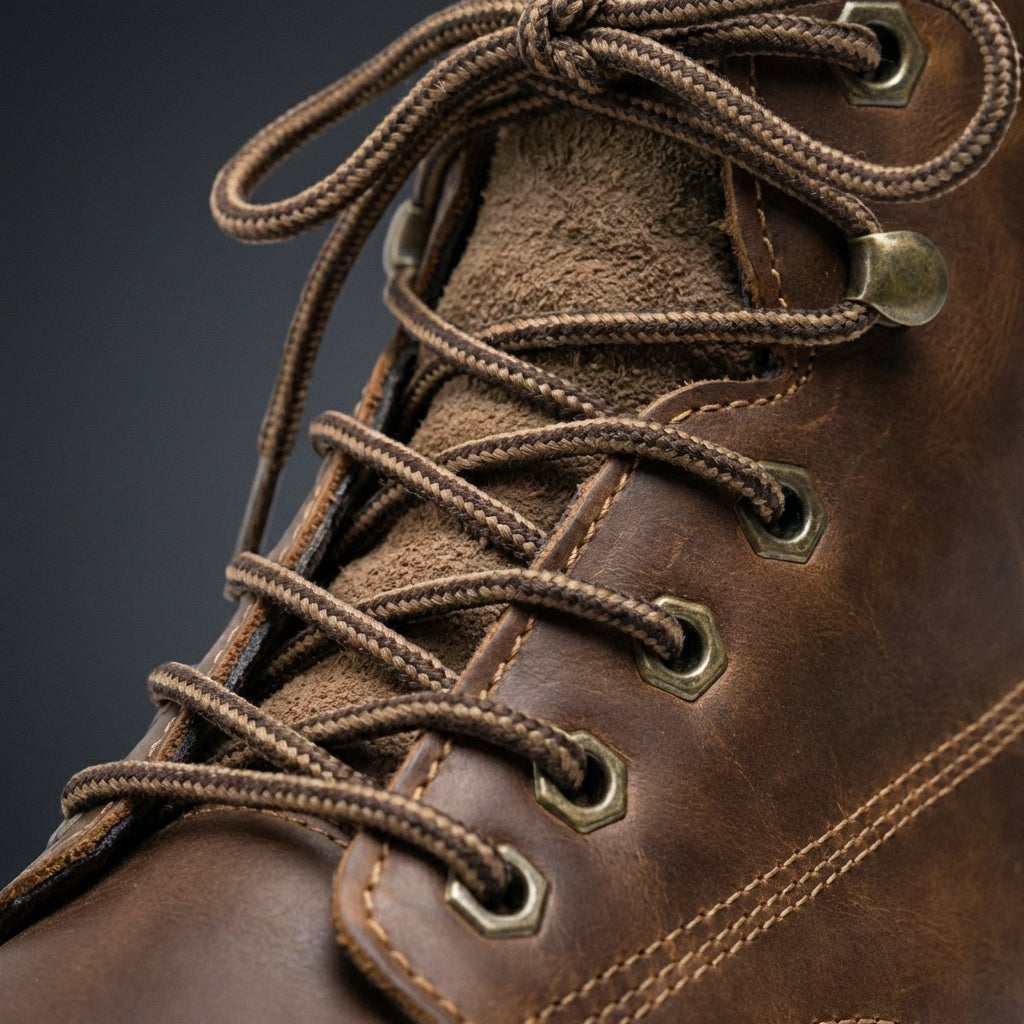 Men's Reinforced-Toe Lace-Up Work Boots