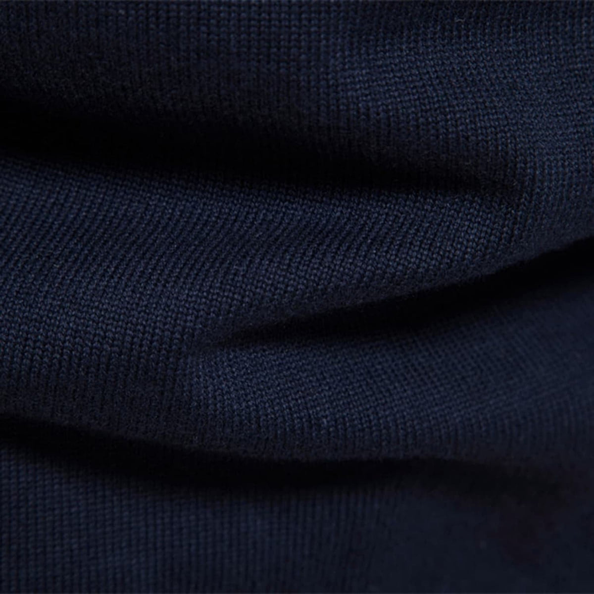 Men's Color Block Striped Quarter-Zip Sweater