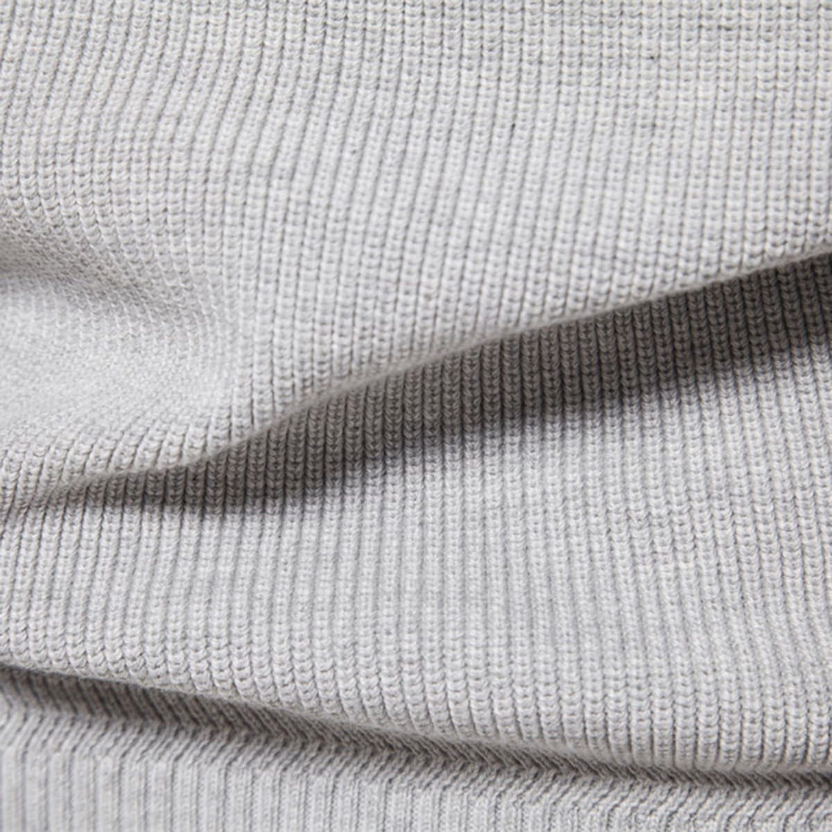 Men's Ribbed Knit Half-Zip Sweater