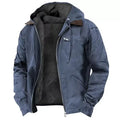 Men's Fleece Lined Hooded Workwear Jacket