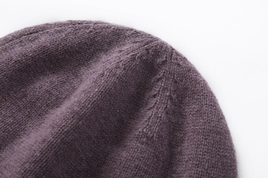 Men's Classic Knit Beanie with Ribbed Cuff
