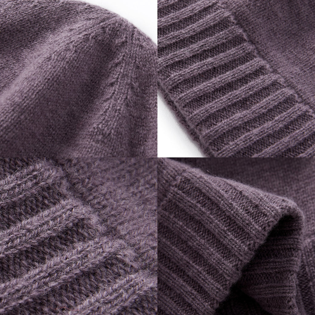 Men's Classic Knit Beanie with Ribbed Cuff