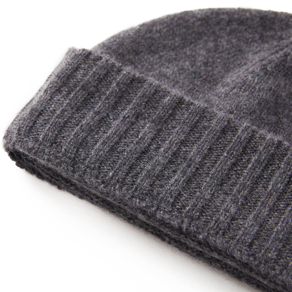 Men's Classic Knit Beanie with Ribbed Cuff