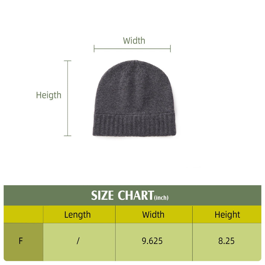 Men's Classic Knit Beanie with Ribbed Cuff