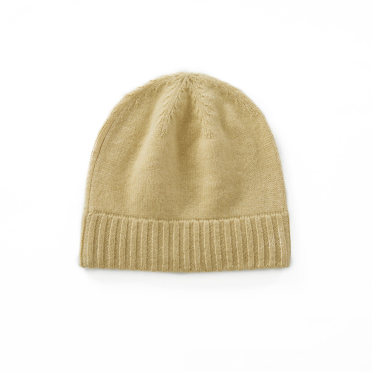 Men's Classic Knit Beanie with Ribbed Cuff