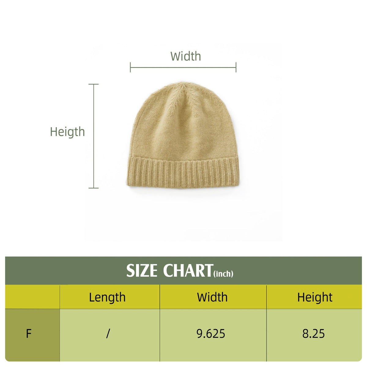Men's Classic Knit Beanie with Ribbed Cuff