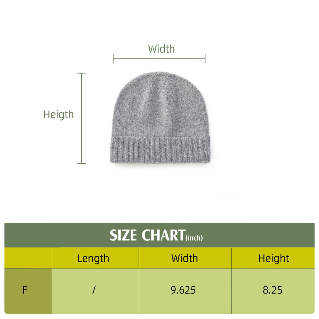Men's Classic Knit Beanie with Ribbed Cuff