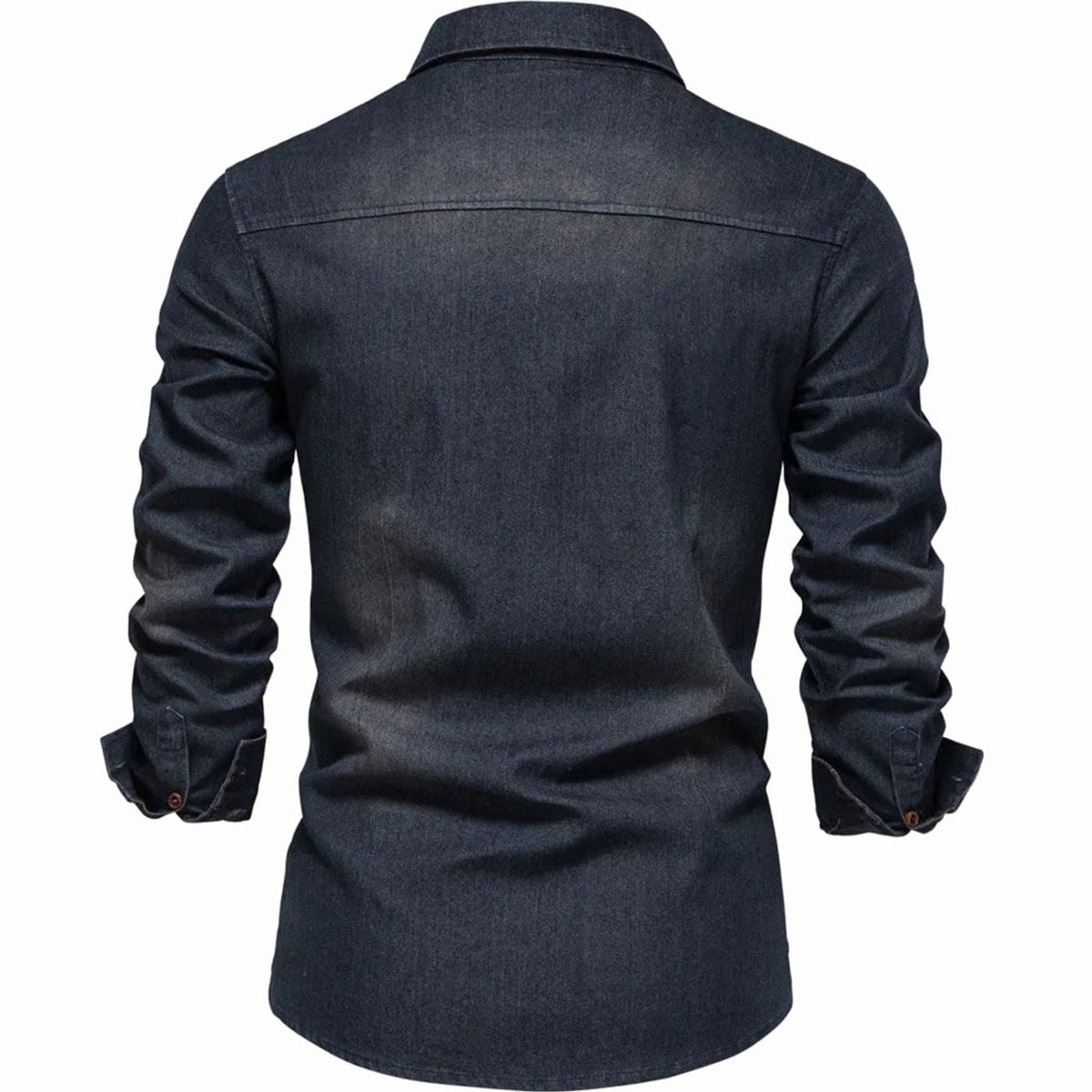 Men's Western Style Dual Pocket Long Sleeve Shirt