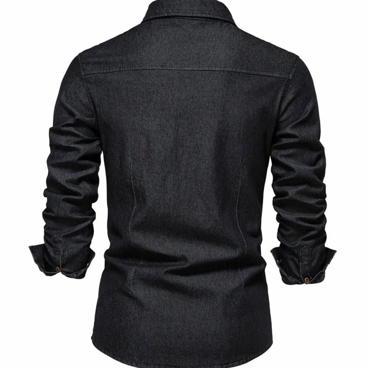 Men's Western Style Dual Pocket Long Sleeve Shirt