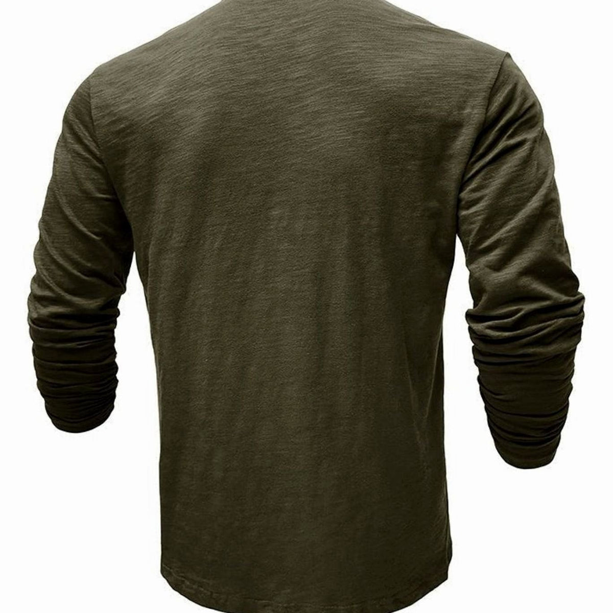 Men's Long Sleeve Button Henley Shirt