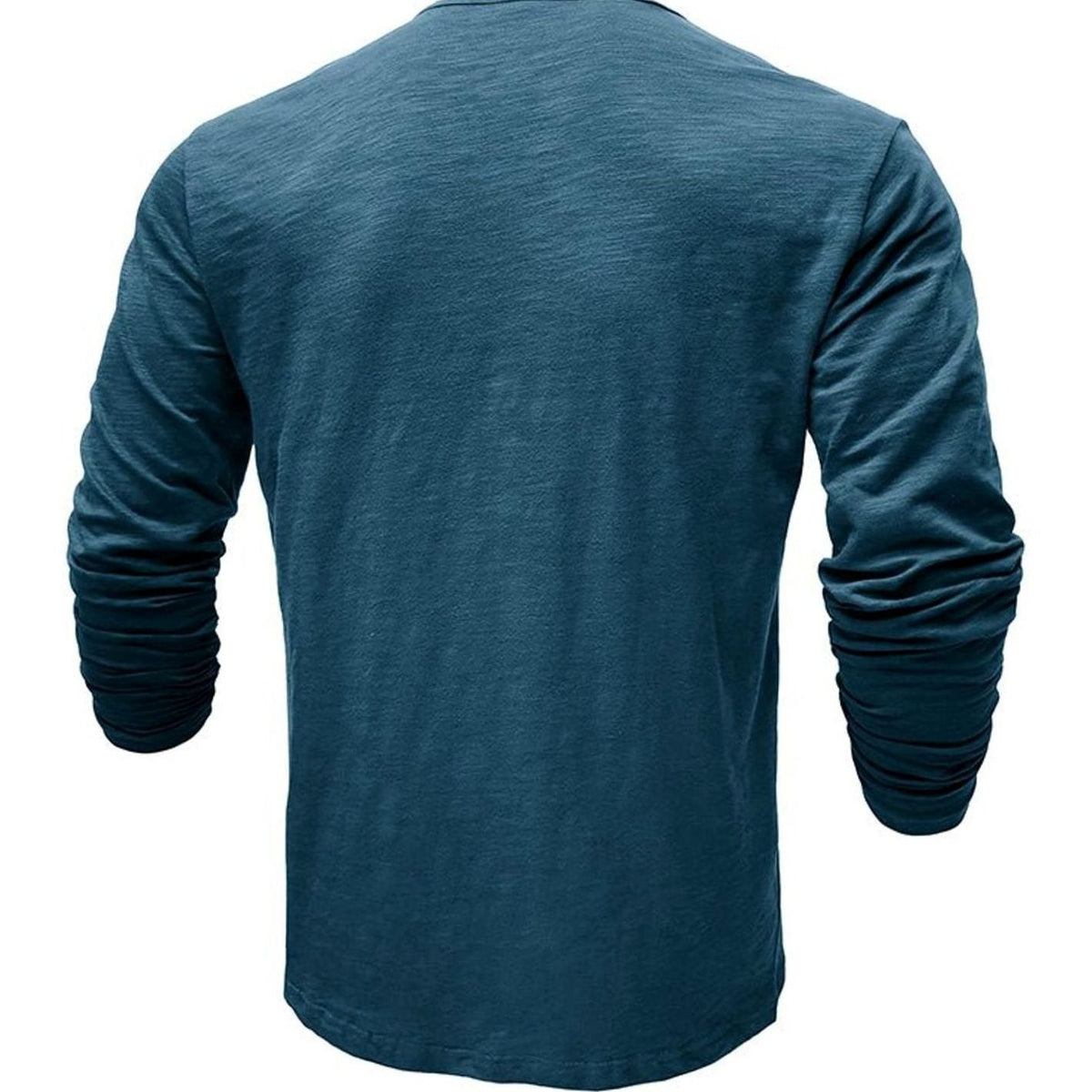 Men's Long Sleeve Button Henley Shirt