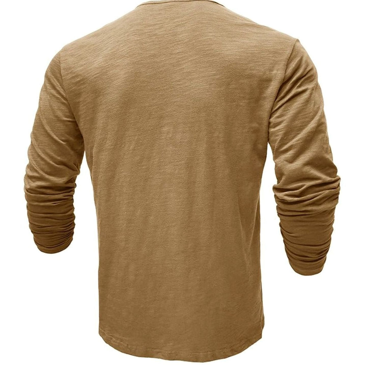 Men's Long Sleeve Button Henley Shirt