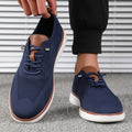 Men's Breathable Mesh Lace-Up Sneakers
