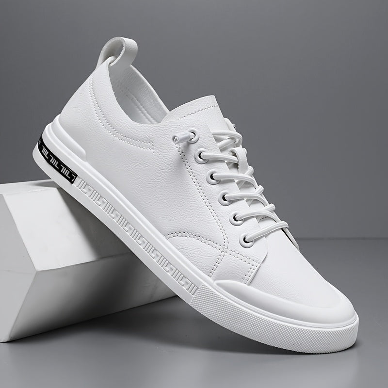 Men's Minimal Low-Top Lace-Up Sneakers
